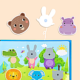 Розвивальна книга з липучками Keybaby для дітей, у кольорі Dinosaur, фото 3