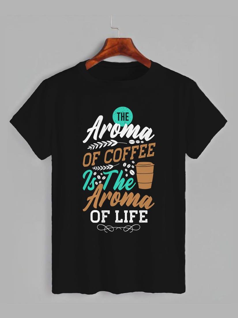 Футболка з принтом Аромат кави - аромат життя (1308), фото 1
