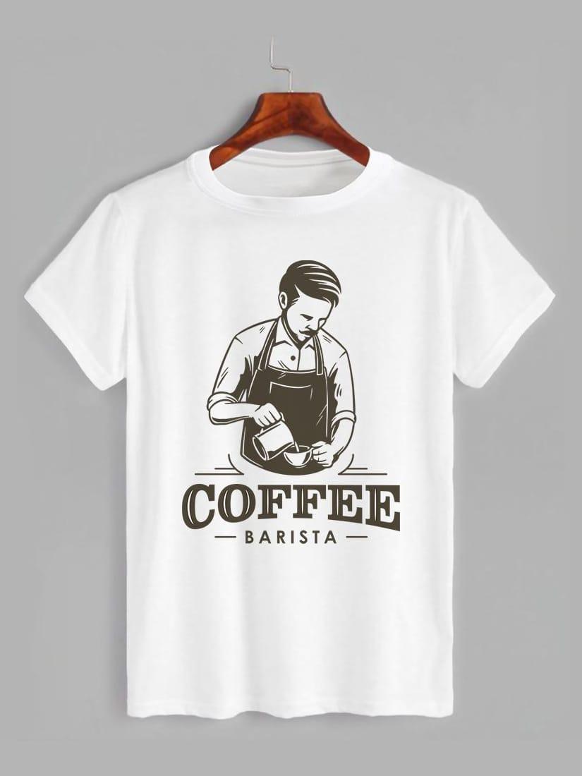 Футболка з принтом Кавовий бариста (1315), фото 1