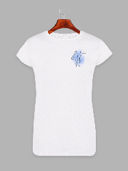 Жіноча футболка з принтом Три квіточки (1504)