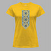 Футболка жіноча з патріотичним принтом "Вишиванка хрестик в квадрат" (011103), фото 2
