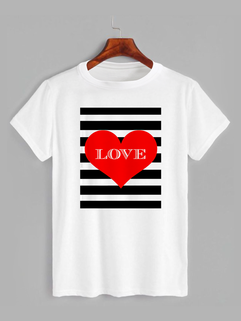 Футболка з арт принтом Love (Кохання) (2615), фото 1