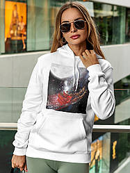 Толстовка жіноча худі з новорічним принтом New Year 2021 (Новий рік 2021) - 2107