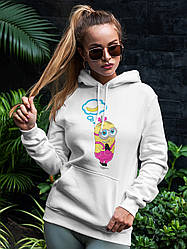 Худі з принтом Міньйон Мрійниця (0233)