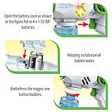 Пістолет з мильними бульбашками (генератор мильних бульбашок) арт. YH 358-1, фото 3