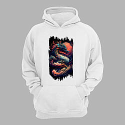 Худі з принтом "Повітряно-вогняний дракон" (231006)