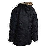 Зимова куртка парка американська  N3B Us чорна 10181202 Mil-Tec розмір L, фото 5