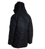 Зимова куртка парка американська  N3B Us чорна 10181202 Mil-Tec розмір L, фото 6