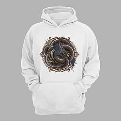 Худі з принтом "Переплутаний дракон" (231012)