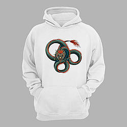 Худі з принтом "Три кола вогняного дракона" (231019)