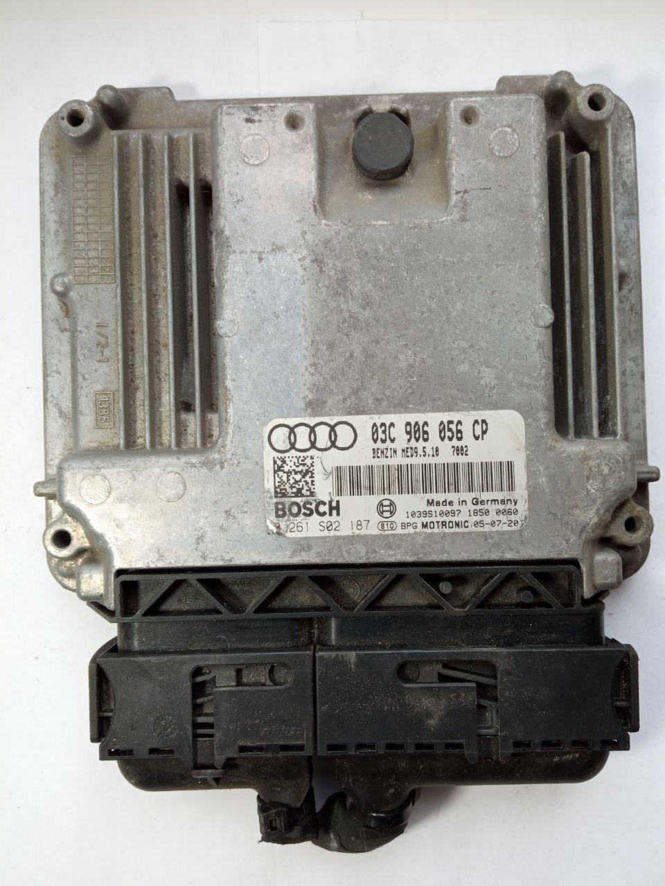 Електронний блок керування Audi Bosch 0 261 S02 187 / 0261S02187 / 03C 906 056 CP / 03C906056CP