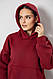 Спортивний костюм жіночий на флісі, колір бордовий, 177R055, фото 5