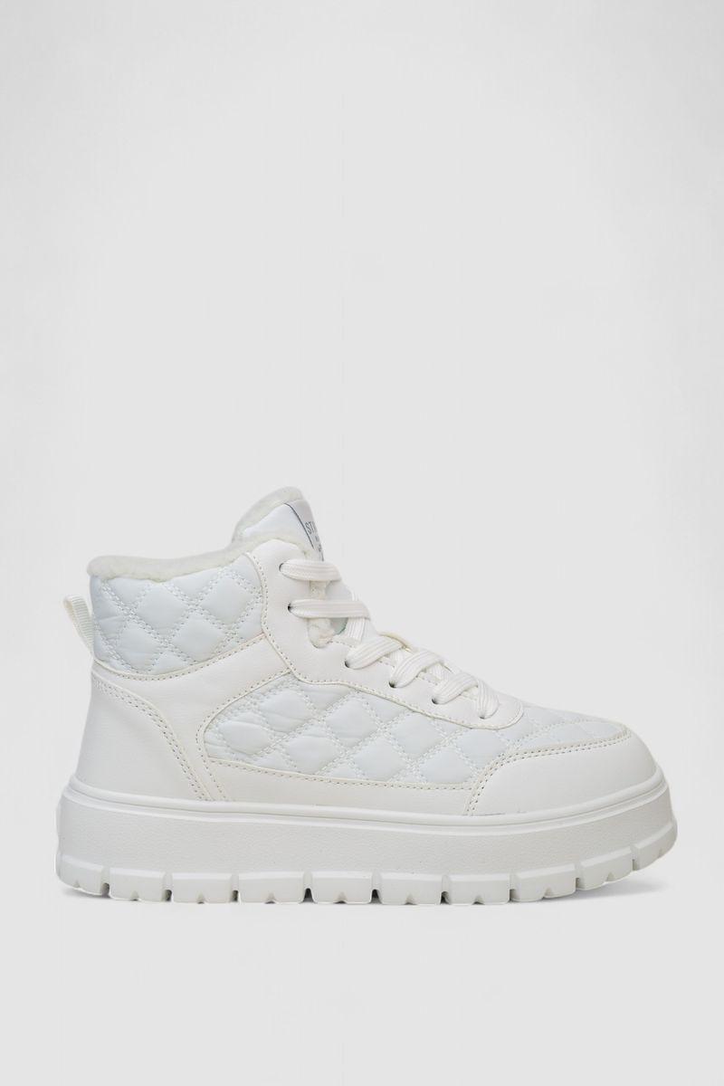 Кросівки жіночі зимові на хутрі, колір білий, 248RCX633, фото 1