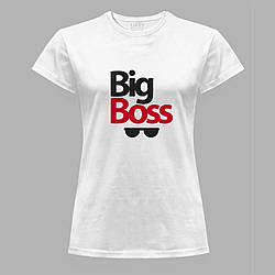 Футболка жіноча з принтом "Big Boss & окуляри (Біг Бос і окуляри)" (1940)