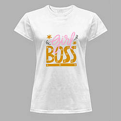 Футболка жіноча з принтом "Дівчина Бос (Girl Boss)" (1942)