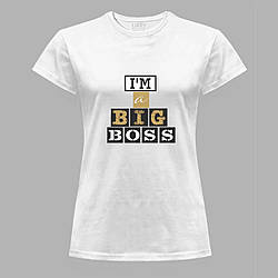 Футболка жіноча з принтом "Я Біг Бос (I'm A Big Boss)" (1943)