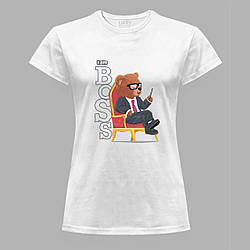Футболка жіноча з принтом "I'm а Bear Boss (Я — Ведмідь Бос)" (1945)