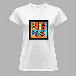 Футболка жіноча з принтом "Кольоровий Big Boss (Кольоровий Біг Бос)" (1946)