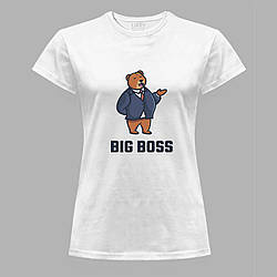 Футболка жіноча з принтом "Big Bear — Big Boss (Біг Ведмідь — Біг Бос)" (1948)