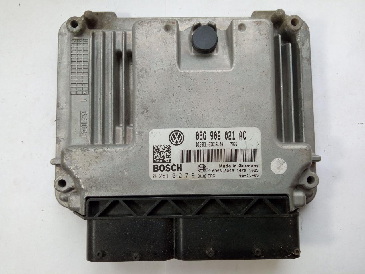 Електронний блок керування Volkswagen Passat BMP Bosch 0 281 012 719 / 0281012719 / 03G 906 021 AC / 03G906021AC