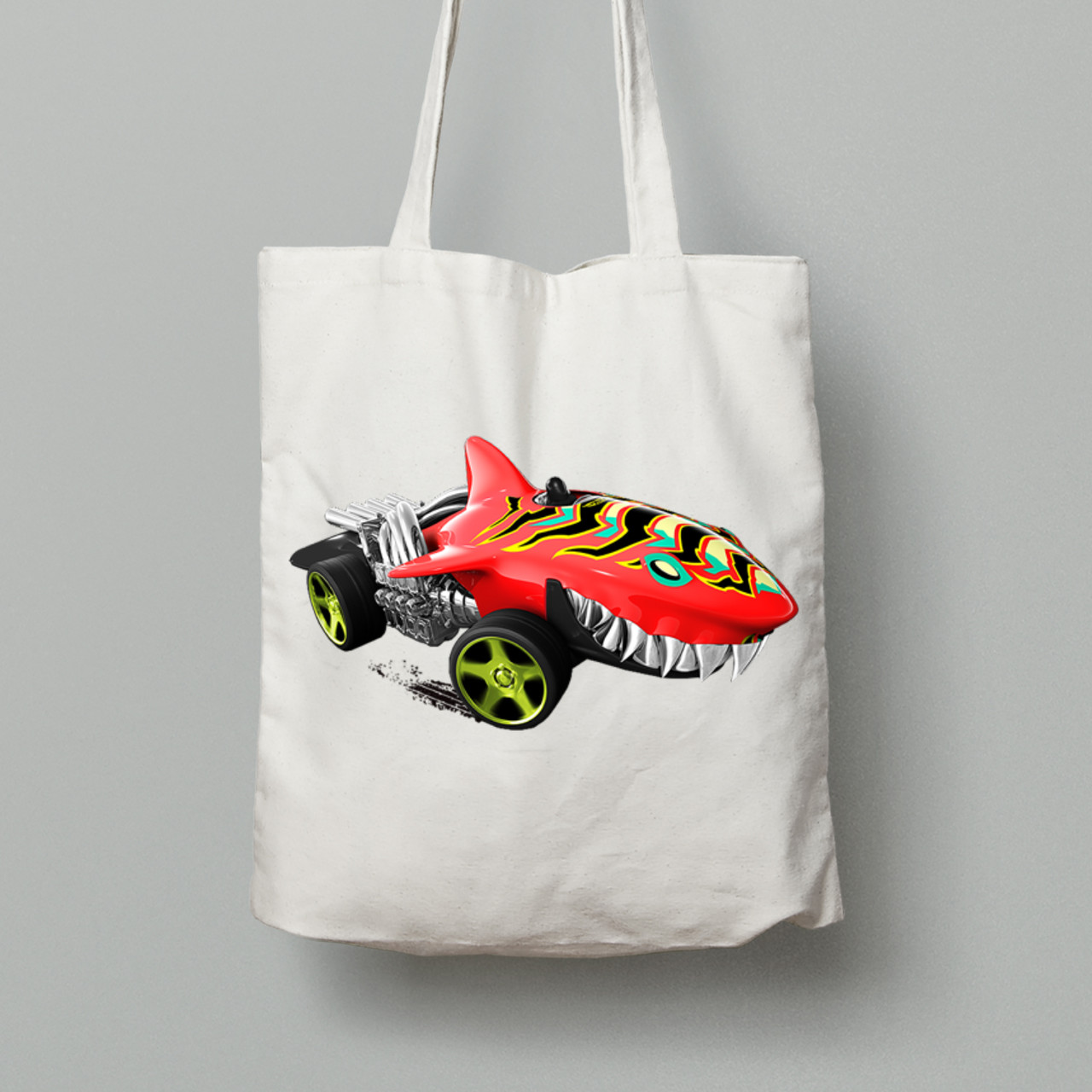 Екосумка шопер з бавовни 38х40см з принтом "Тачки - Хижак" (24012144), фото 1