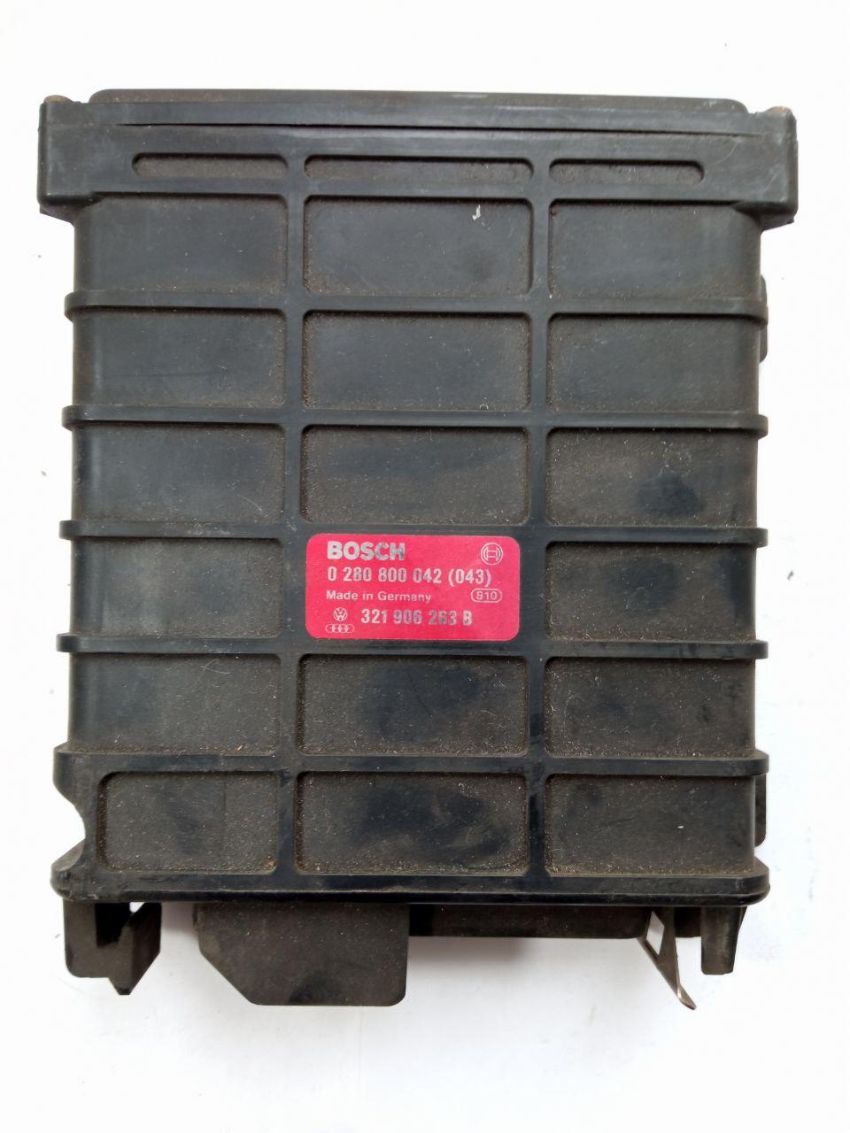 Електронний блок керування Volkswagen Jetta GX / Audi Bosch 0 280 800 042 (043) / 0280800042(043) / 321 906 263 B / 321906263B