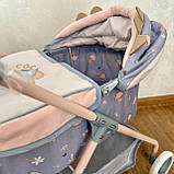 Іграшкова коляска для ляльки із сумочкою DeCuevas 86080, фото 4