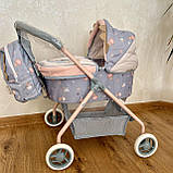 Іграшкова коляска для ляльки із сумочкою DeCuevas 86080, фото 8