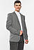 Піджак чоловічий однотонний сірого кольору 191664M, фото 2