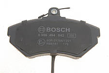 Колодки гальмівні передні Audi A4 94-08 Seat Exeo 08-13 VW Passat B5 96-00 +датчики 0 986 494 042, фото 4