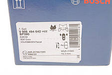 Колодки гальмівні передні Audi A4 94-08 Seat Exeo 08-13 VW Passat B5 96-00 +датчики 0 986 494 042, фото 6