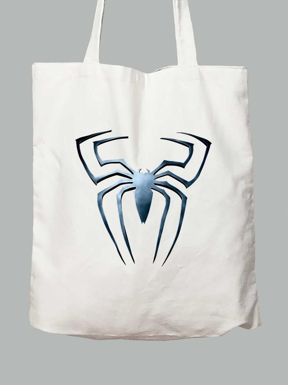 Екосумка Людина-павук лого — Spider man logo, 24010636