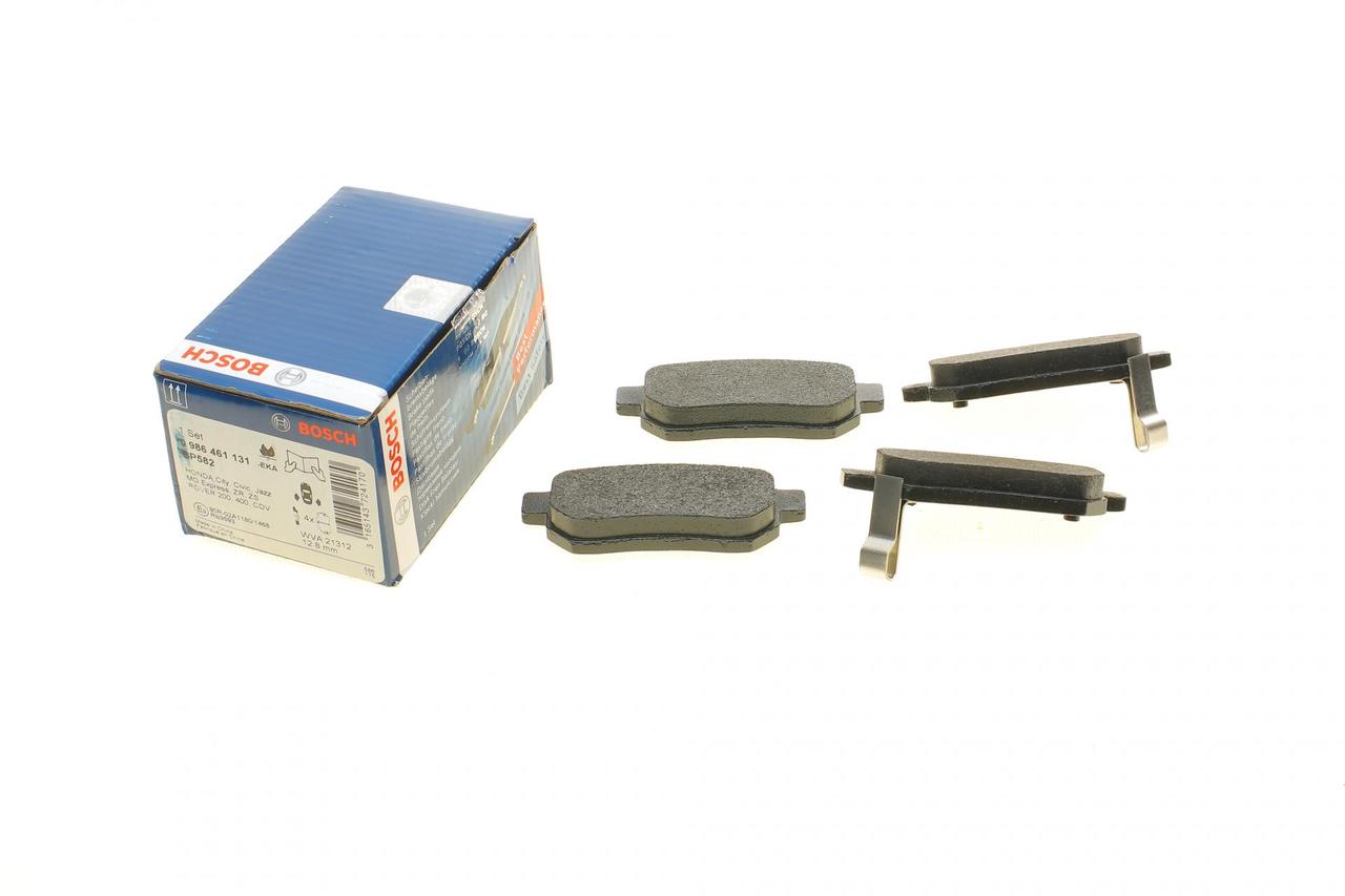 Колодки гальмівні задні Honda Civic V VI 91-01 CRX II Prelude III 87-92 Rover 93-05 0 986 461 131