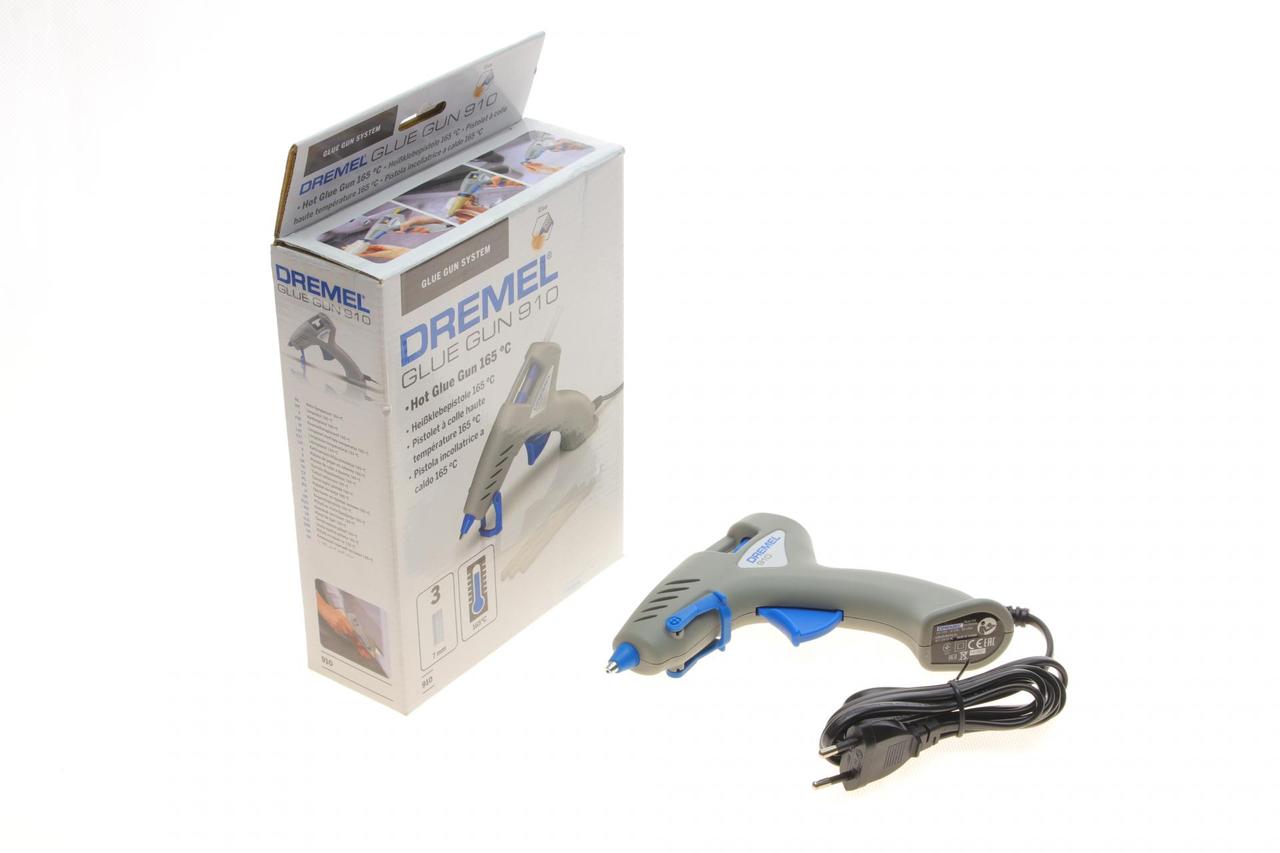 Пістолет термоклейовий DREMEL 910 100-240V 165 °C діаметр клейового стержня 7mm +3 стержня F 013 091 0JC
