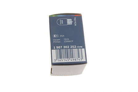 Автолампа W21 5W 12V 21 5W W3x16q Pure Light 380W без цоколя 1 987 302 252, фото 3