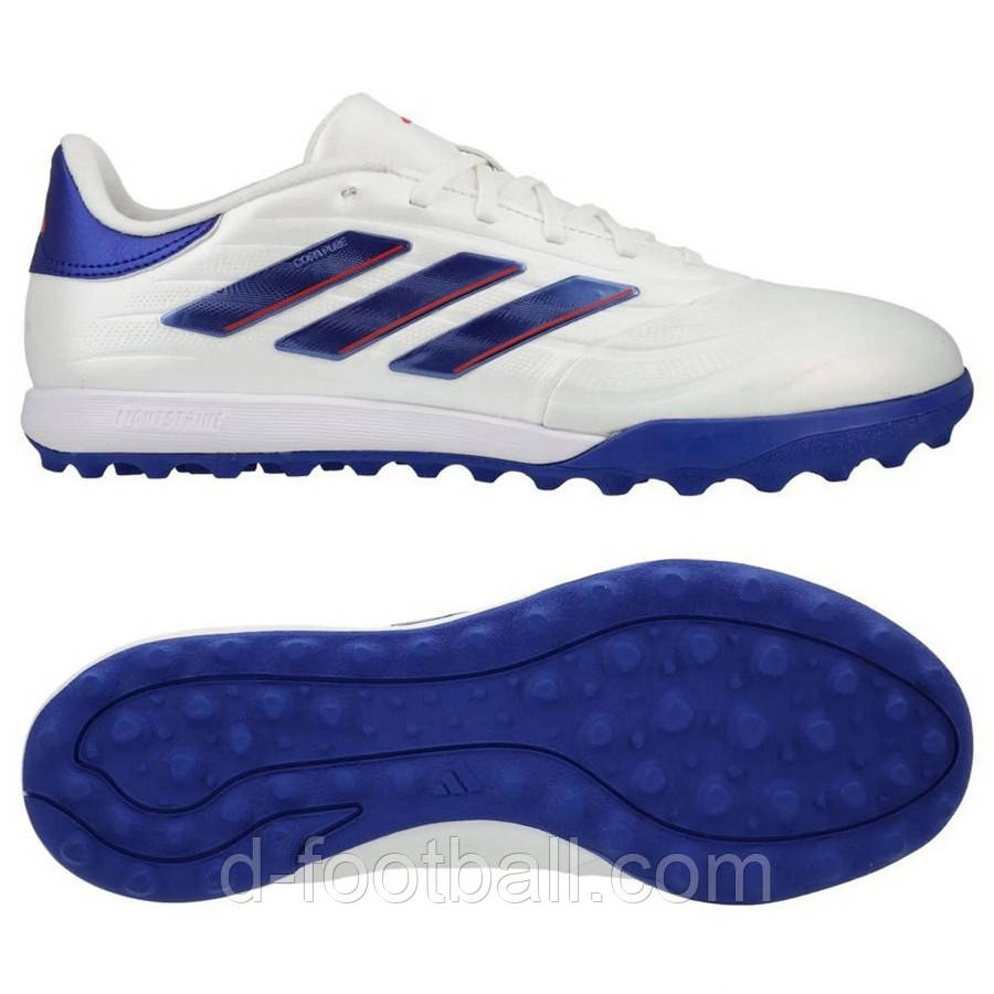 Футбольні сороконіжки Adidas Copa Pure 2 League TF IG6407, Білий, Розмір (EU) — 44 2/3