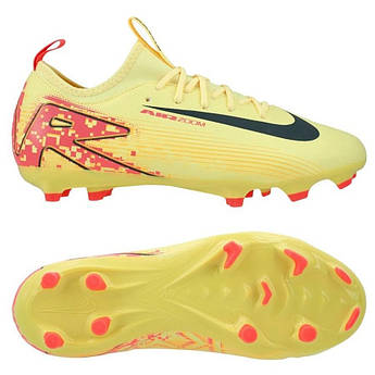 Дитячі футбольні бутси Nike Air Zoom Mercurial Vapor 16 Academy x Mbappe MG Junior FQ8394-800, Жовтий,