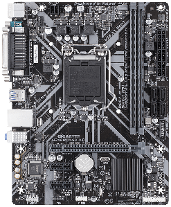 Материнська плата s1151 g8-9 Intel H310 2*DDR4 Gigabyte H310M D2P mATX б/в
