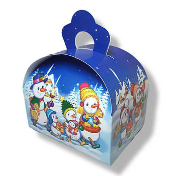 Упаковка для цукерок Новий рік 150-200 грам