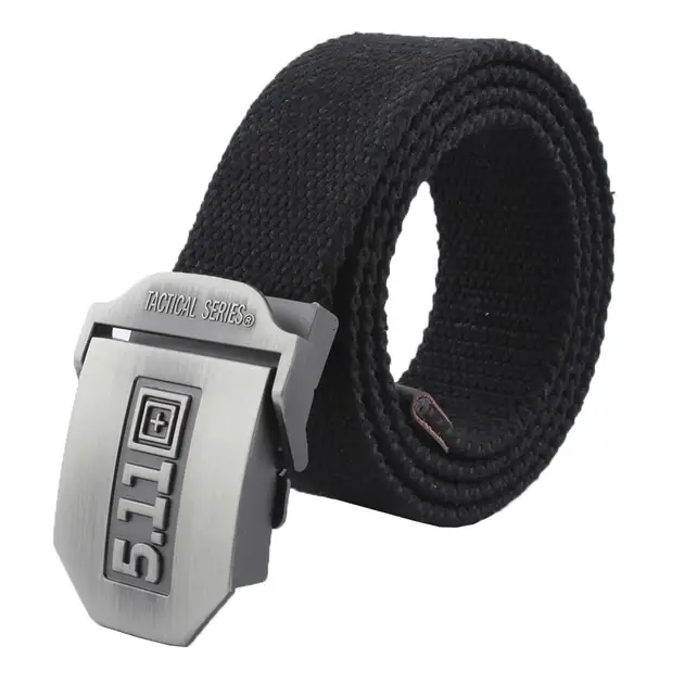 Тактичний ремінь SP-Sport 5.11 Tactical Belt 120x3,5 см Чорний
