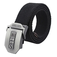 Тактичний ремінь SP-Sport 5.11 Tactical Belt 120x3,5 см Чорний