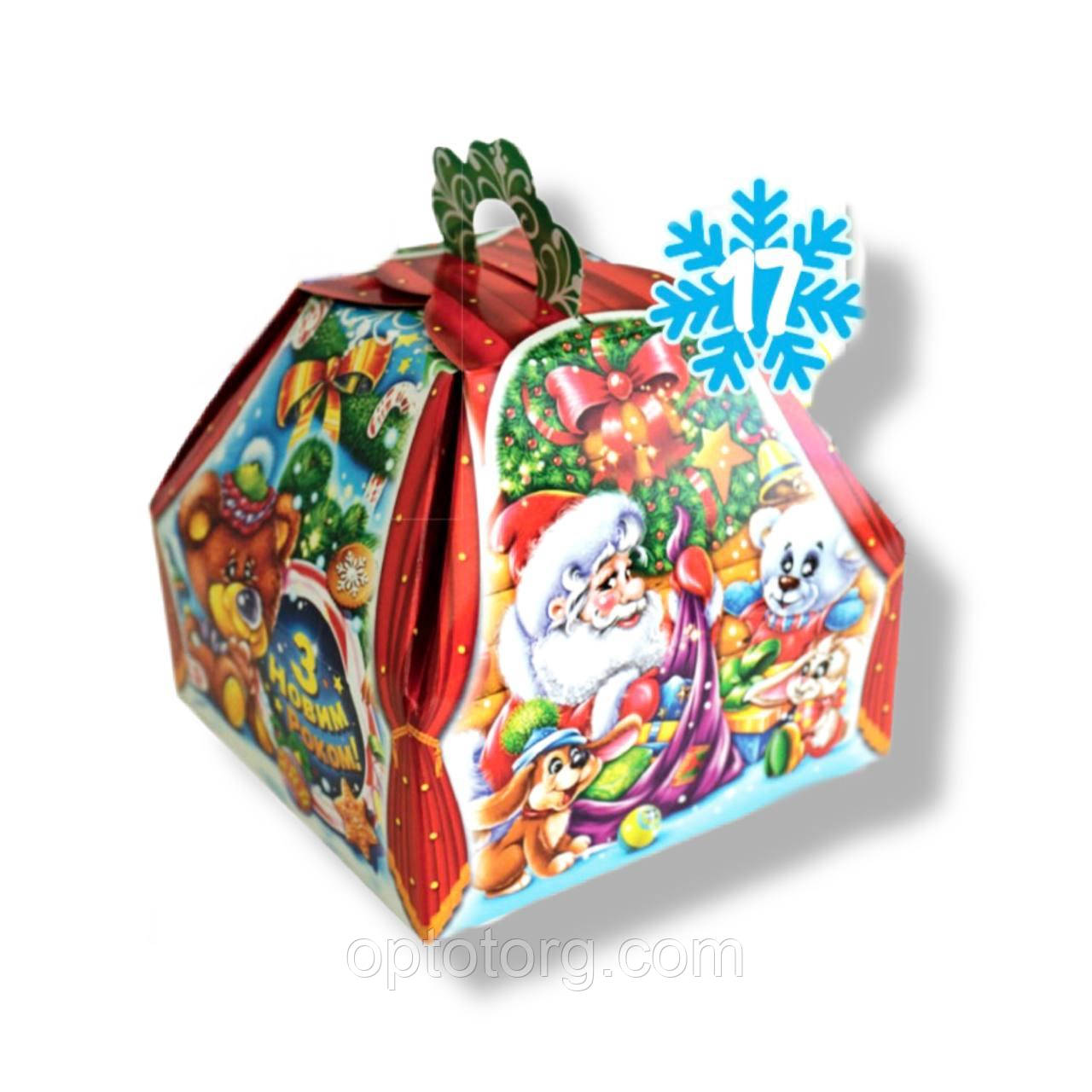 Паковання для цукерок Новий рік 300 грамів, фото 1