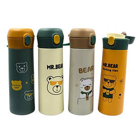Термос для напоїв Mr. Bear 500 мл, в асортименті