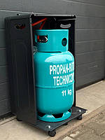 ОПТИМАЛЬНИЙ Комплект GORDON PREMIUM: Потужний газовий обігрівач 4200 Вт із редуктором, шлангом та балоном на 27 л (Пропан/Бутан)