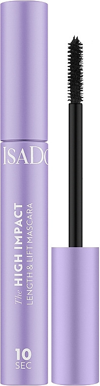 Об'ємна і підкручувальна туш для вій IsaDora 10 Sec High Impact Lift & Curl Mascara