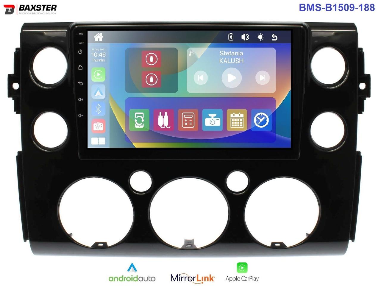 Штатна магнітола Baxster BMS-B1509-188 TOYOTA Fj Cruiser 07+