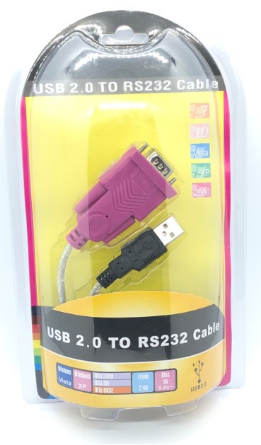 Перехідник адаптер кабель USB RS232 DB9 COM, фото 1