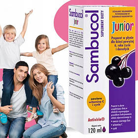 Sambucol JUNIOR сироп для дітей і дорослих 120 мл Бузина чорна