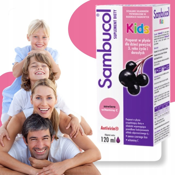 Sambucol KIDS Сироп з екстрактом бузини 120 мл