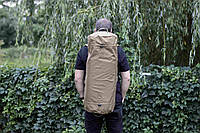 Армейский вещевой рюкзак вместительный крепкий, Большая сумка-баул 56 л Стохід Койот